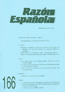 Número 181 de Razón Española: 25.000 páginas, de pensamiento al servicio del humanismo, frente a lo políticamente correcto